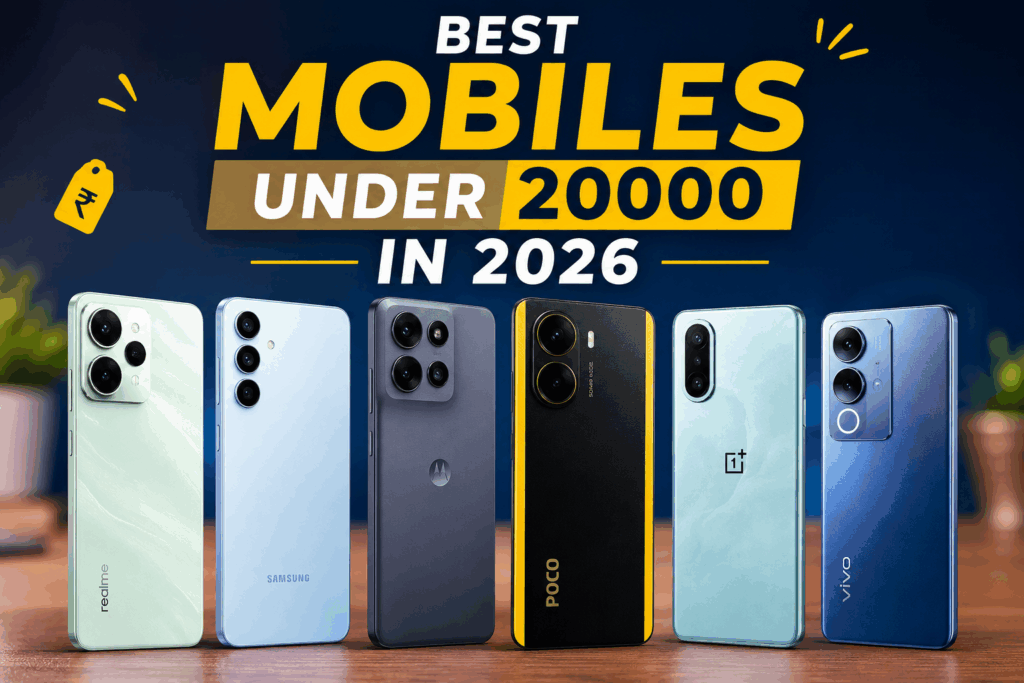 Best Mobiles under 20000 in 2026